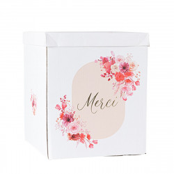 Urne "Merci" Love to Love Carton Blush,