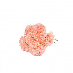 6 Hortensias Rose et Vert sur Tige 10x8c