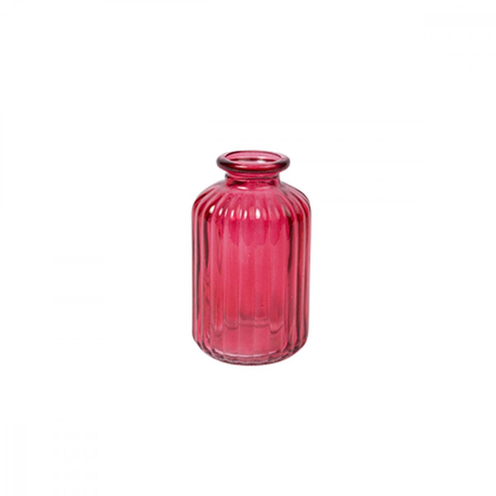 Vase Giorgia Verre Framboise Ø6,2x10cm 1