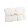 Chemin de Table Cheesecloth Blanc 90cmx3