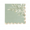 16 Serviettes Greenery Papier Vert de Gr