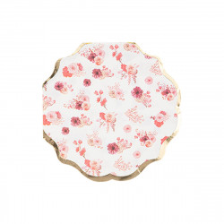16 Serviettes Love to Love Papier Blush,