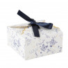 10 Contenants Toile de Jouy Papier Blanc