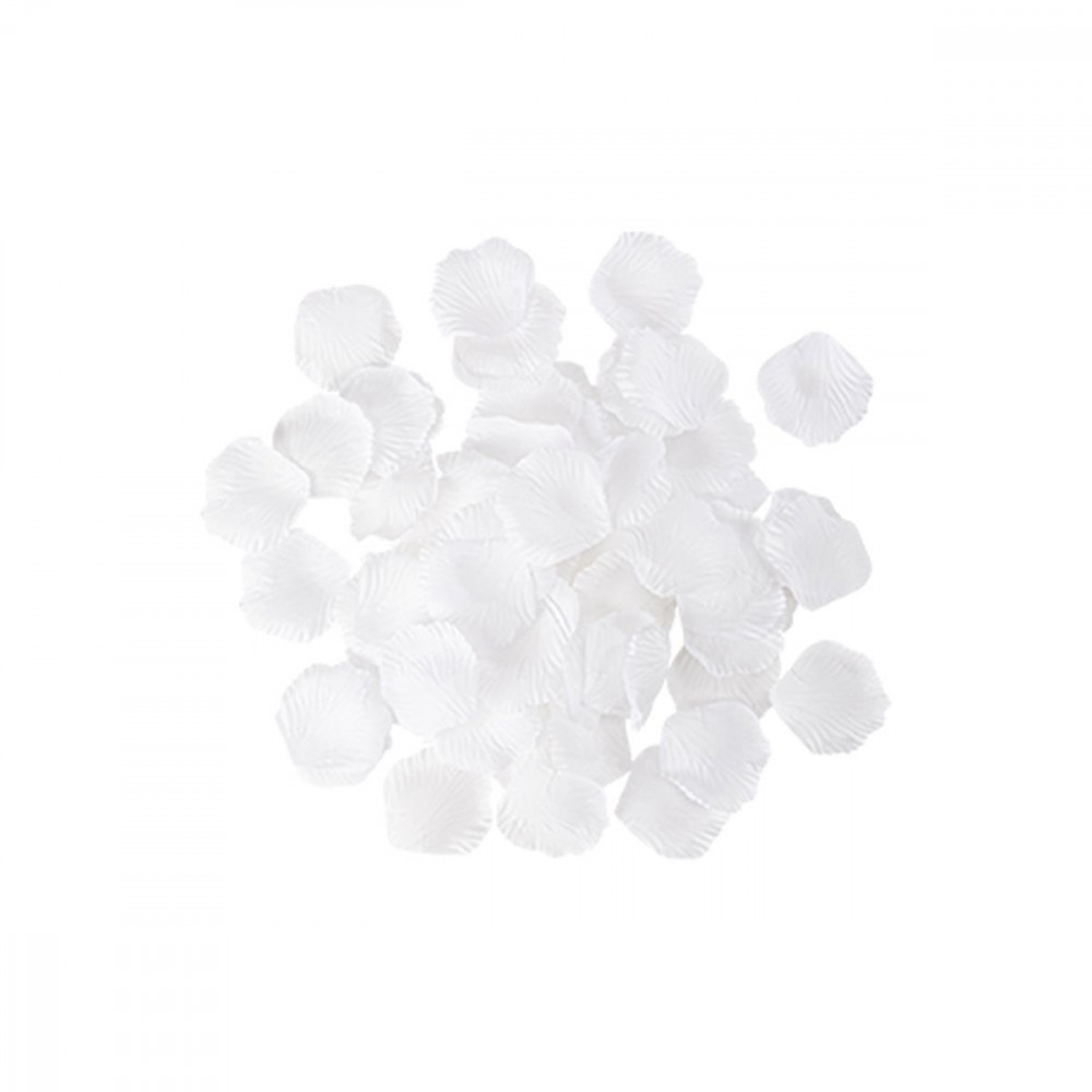 100 Pétales Blanc Ø4,5cm