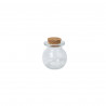 Contenant Rond Verre et Bouchon Liège Ø5