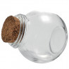BOCAL VERRE BOUCHON LIEGE 5,9X5,5CM 60ML