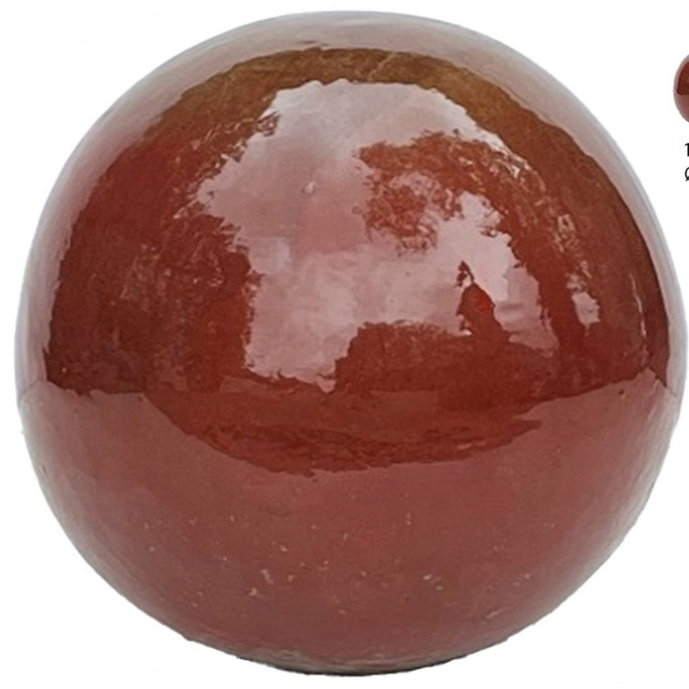 BOULE "RED" CERAMIQUE D20CM