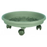 'SOUCOUPE A ROULETTES 31CM VERT ARGILE