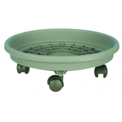 'SOUCOUPE A ROULETTES 40CM VERT ARG