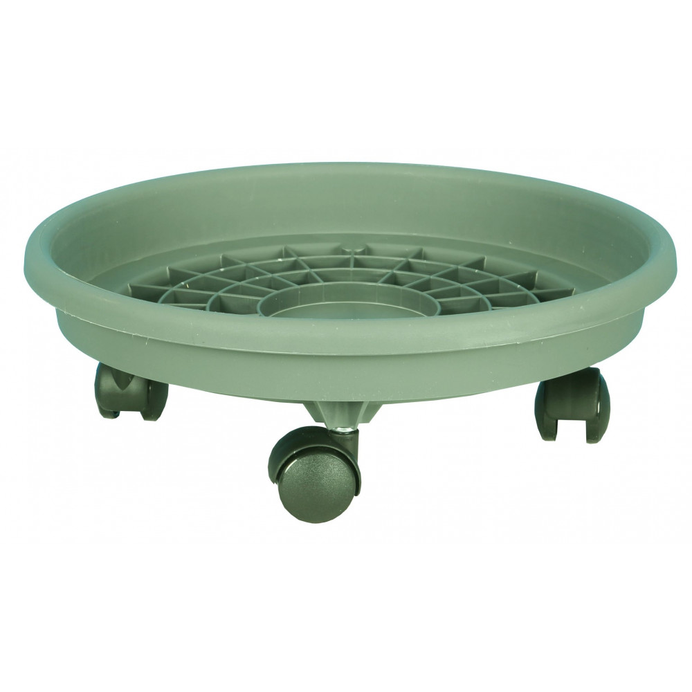 'SOUCOUPE A ROULETTES 40CM VERT ARG