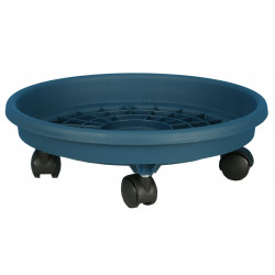 'SOUCOUPE A ROULETTES 31CM BLEU