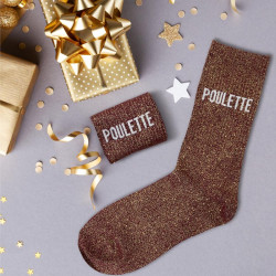CHAUSSETTES PAILLETTES "POULETTE
