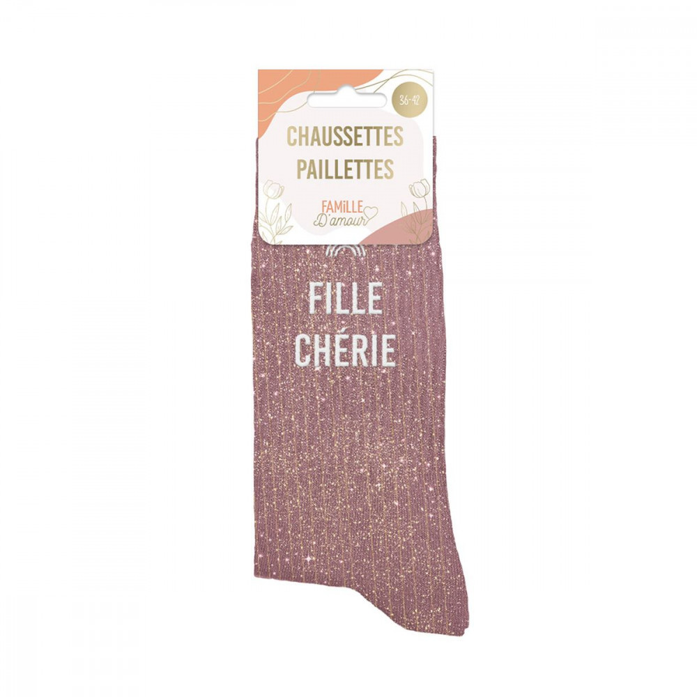 CHAUSSETTES PAILLETTES FILLE CHE