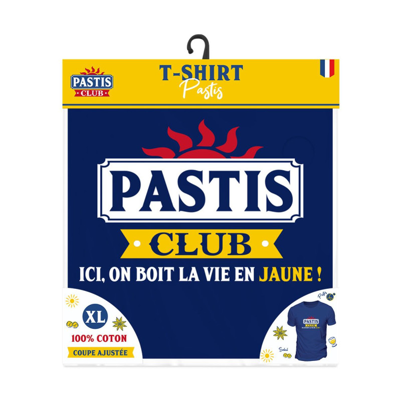 T SHIRT "PASTIS CLUB" TAILLE XL