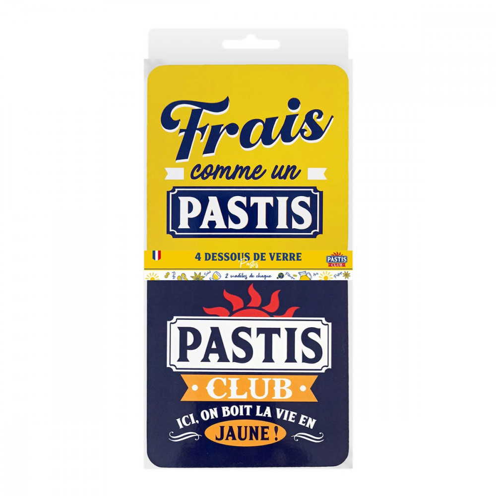 DESSOUS VERRE PASTIS