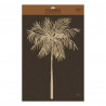 CADRE BOIS PALMIER DECO BOIS LAS