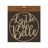 "LA VIE EST BELLE" DECO BOIS LAS