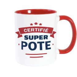 MUG ROUGE CERTIFIE SUPER POTE