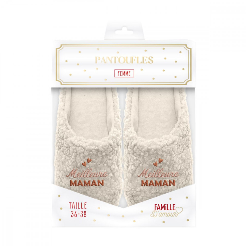 PANTOUFLES "MAMAN" 36-38