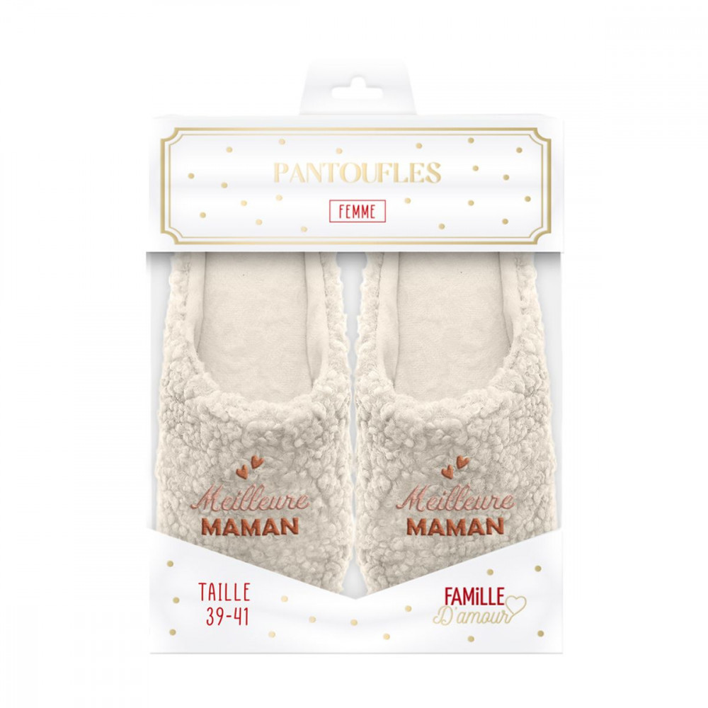 PANTOUFLES "MAMAN" 39-41