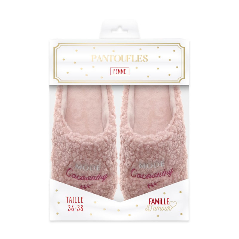 PANTOUFLES "MODE COCOONING" 36-3