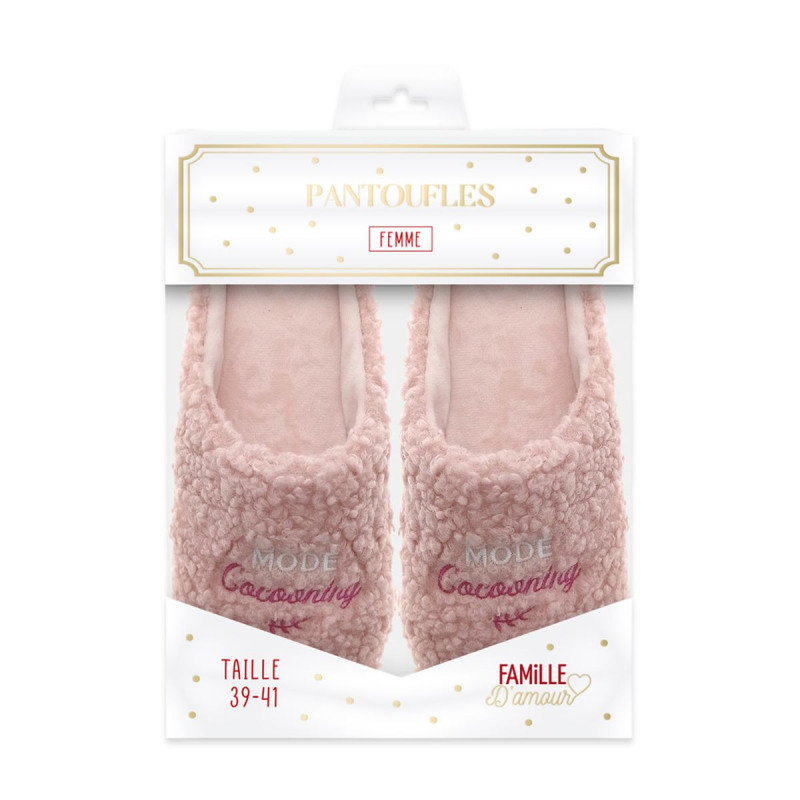 PANTOUFLES "MODE COCOONING" 39-4