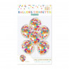 SACHET 6 BALLONS CONFETTIS FESTI