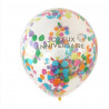 SACHET 6 BALLONS CONFETTIS FESTI