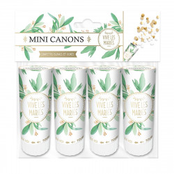 MINI CANONS CONFETTIS 4PCS MARIA