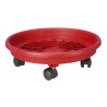 SOUCOUPE A ROULETTES 40CM ROUGE SOUCOUPE A ROULETTES 40CM ROUGE