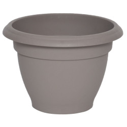 BAC FLEURS CAMPANE D.24,5CM TAUPE