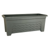 JARDINIERE FLEURS TERRISSIMA 79x34 GRIS
