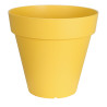 BAC A FLEURS PATIO ROND 50 JAUNE BAC A FLEURS PATIO ROND 50 JAUNE