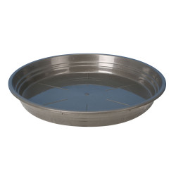 SOUCOUPE D.17CM GRIS PAILLETE