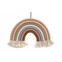 DECO A SUSPENDRE ARC EN CIEL 23X21CM