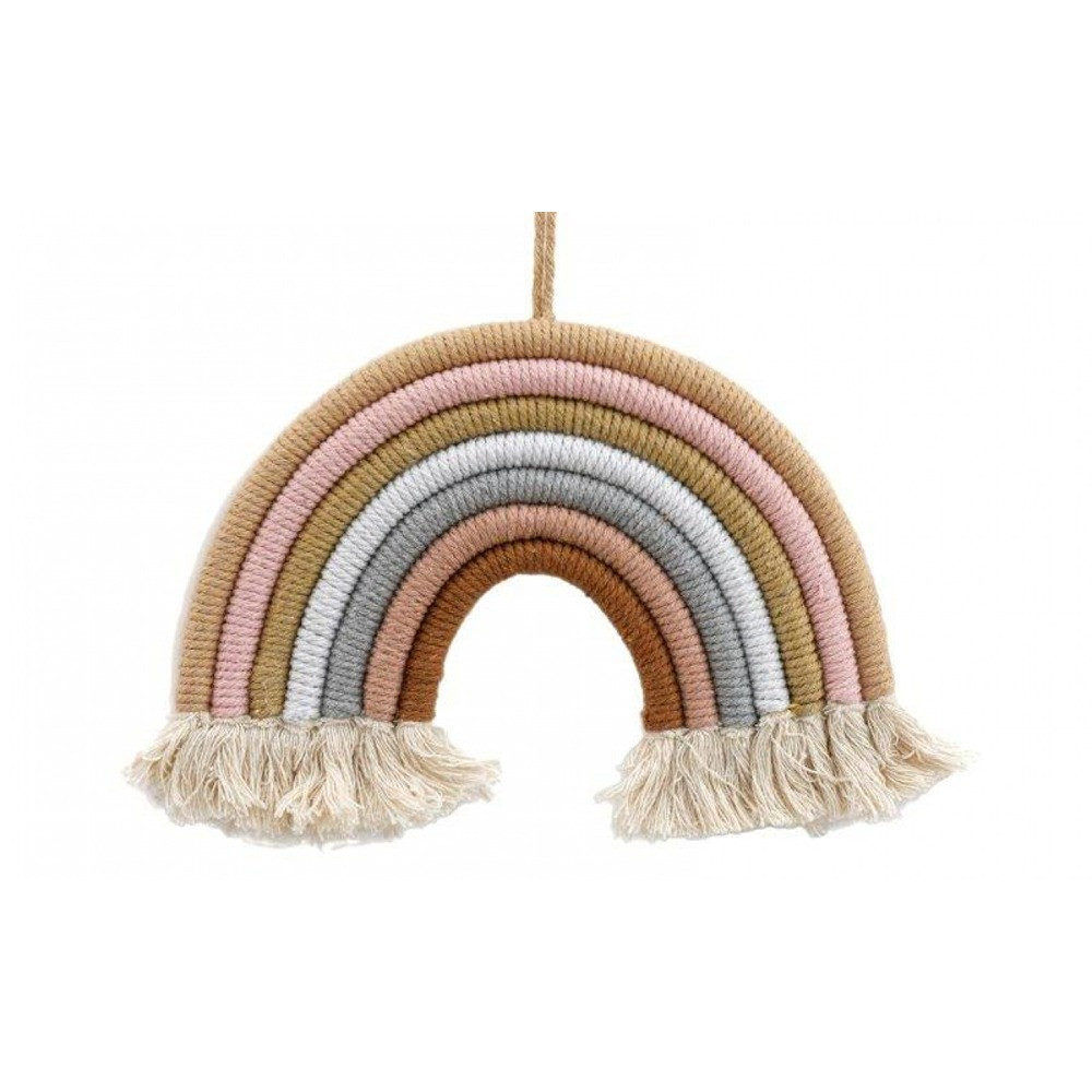 DECO A SUSPENDRE ARC EN CIEL 23X21CM