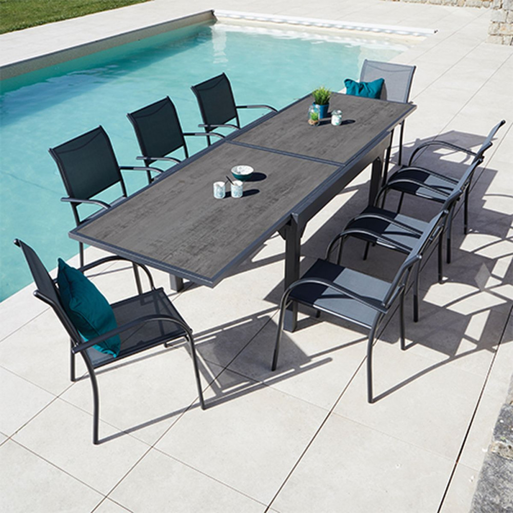 TABLE EXT HONFLEUR PSCP GRISALU 135/270