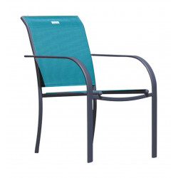 FAUTEUIL BEZIER BLEU CANARD ALU ACCOUDOI