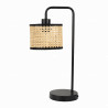 LAMPE BALAMEA NOIR 24X16XH47CM-E27 ROTIN