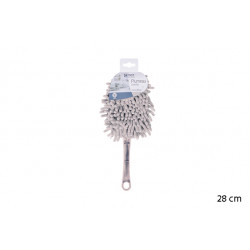 PLUMEAU CHENILLE MIC.OVAL GREGE