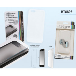 COQUE+ECRAN VERRE IPHONE 6/6S
