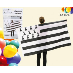 DRAPEAU BRETON 90X150CM