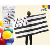 Drapeau Breton Gwenn ha Du 90x150cm Drapeau Breton Gwenn ha Du 90x150cm
