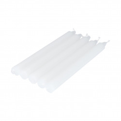 BOUGIES CHANDELIER X5 20CM BLANC