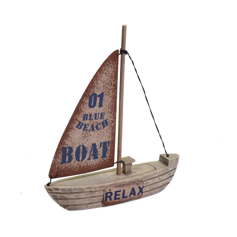 BATEAU BOIS NAT RELAX 26x6h30CM