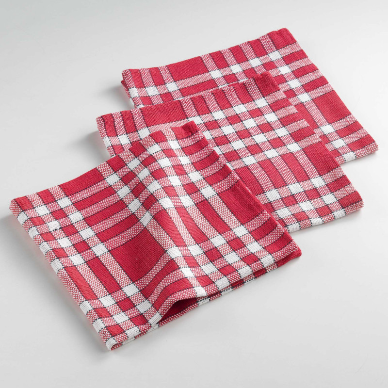 SERVIETTES DE TABLE /3 TRADITIO ROUGE 45