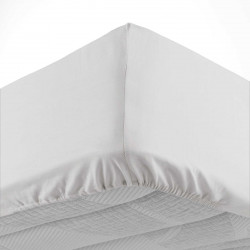 DRAP HOUSSE LINA BLANC 90x190CM UNI 57 F