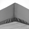 DRAP HOUSSE LINA ANTHRACITE 140x190CM UN