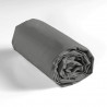 DRAP HOUSSE LINA ANTHRACITE 160x200CM UN