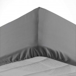 DRAP HOUSSE LINA ANTHRACITE 160x200CM UN